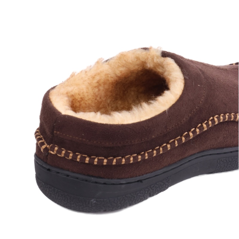 🔥🚀 Hot Sale! Limited Stock! 🌟👟💥Men's and Women's Daily Non-Slip Warm Plush Wide Toe Slip-On Loafers Slippers