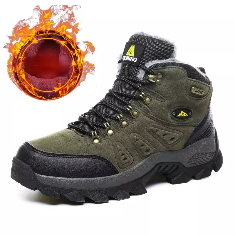 🔥🚀 Hot Sale! Limited Stock! 🌟👟💥Men's Mountaineering Orthopedic Ankle Support Hiking Boots Waterproof Non-Slip Wide Toe Tactical Boots (Durability Upgrade)