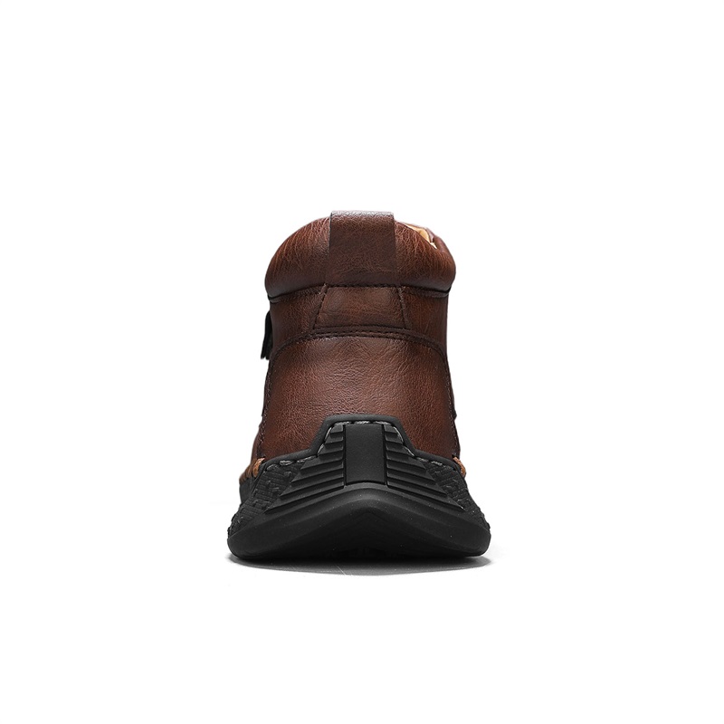 ⏰Limited Time Sale 70% OFF – Men’s Retro Leather Zip Boots 👞 Built for Comfort, Wide Toe, Arch Support, Pressure Relief, Waterproof for Every Season