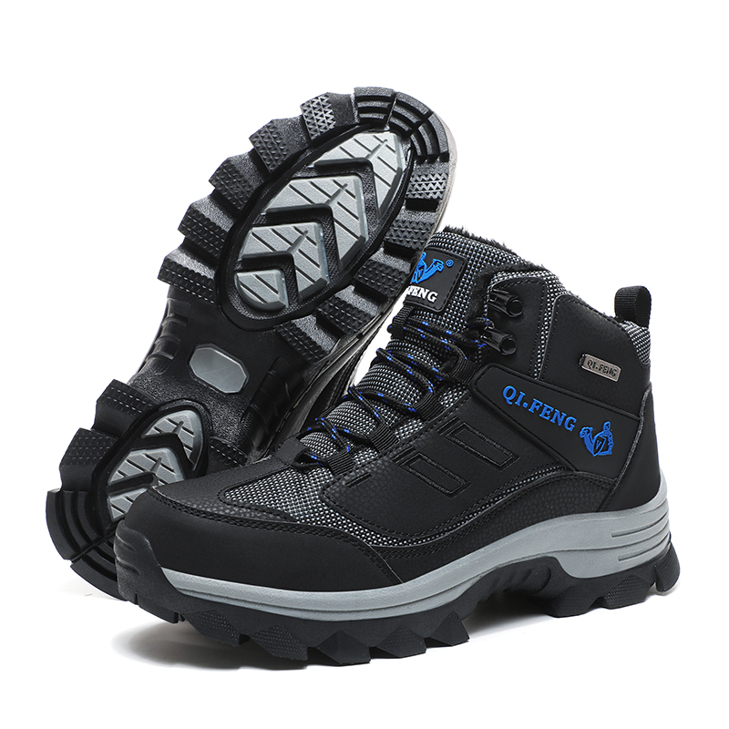(⏰Limited Time Sale 70% OFF) Men's Orthopedic Hiking Boots - Safe and Comfortable Work Boots - Waterproof, Slip-resistant, Impact-resistant, and Puncture-resistant - Wide Toe, Arch Support, and Ankle Support - Money-back Guarantee if ineffective.