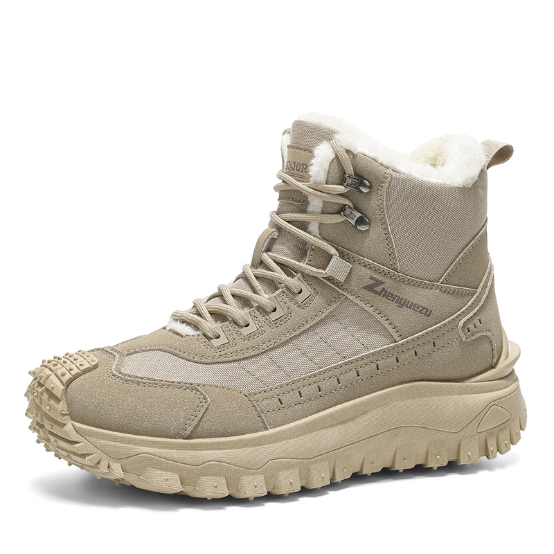 (⏰Limited Time Sale 70% OFF) Men's Outdoor Warm Hiking Boots/Work Boots - Waterproof, Slip-resistant, Puncture-resistant, Impact-resistant; Proper Arch Support and Wide Toe - Suitable for Everyday Wear and Outdoor Adventures
