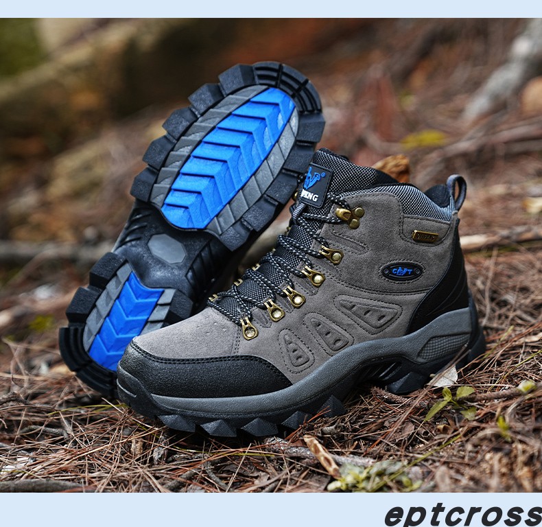 🔥🚀 Hot Sale! Limited Stock! 🌟👟💥Men's Mountaineering Orthopedic Ankle Support Hiking Boots Waterproof Non-Slip Wide Toe Tactical Boots (Durability Upgrade)
