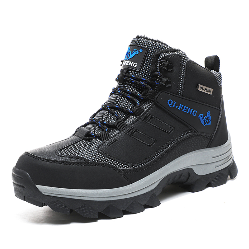 (⏰Limited Time Sale 70% OFF) Men's Orthopedic Hiking Boots - Safe and Comfortable Work Boots - Waterproof, Slip-resistant, Impact-resistant, and Puncture-resistant - Wide Toe, Arch Support, and Ankle Support - Money-back Guarantee if ineffective.