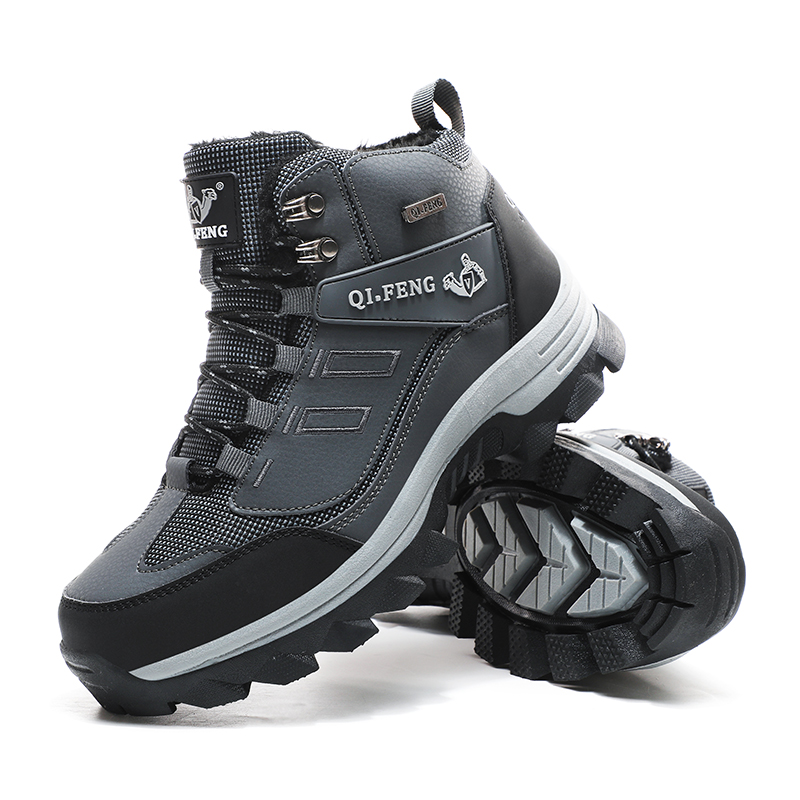 (⏰Limited Time Sale 70% OFF) Men's Orthopedic Hiking Boots - Safe and Comfortable Work Boots - Waterproof, Slip-resistant, Impact-resistant, and Puncture-resistant - Wide Toe, Arch Support, and Ankle Support - Money-back Guarantee if ineffective.