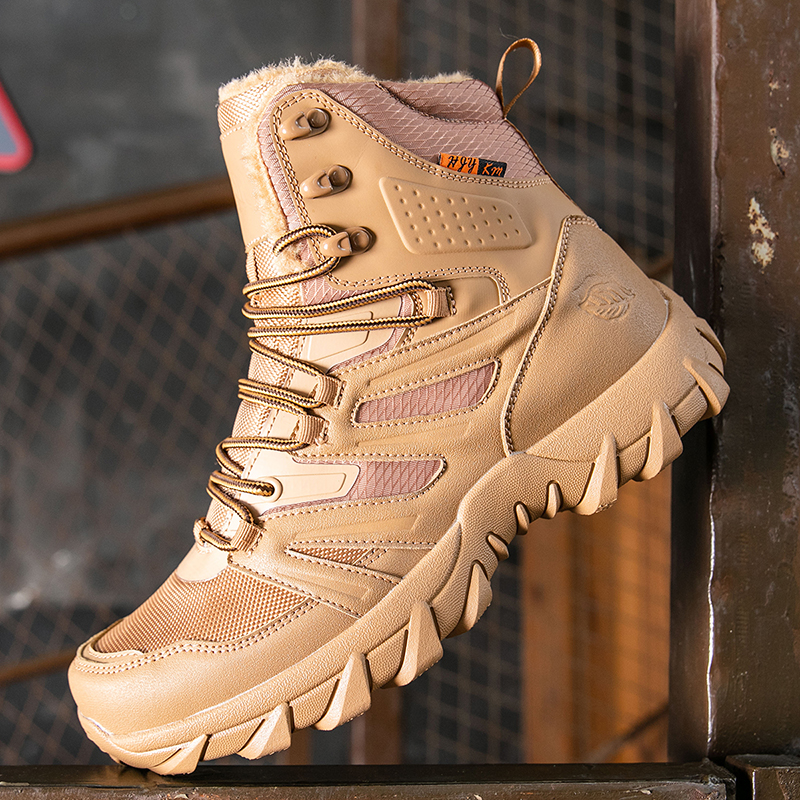 (⏰Limited Time Sale 70% OFF) Men's Protective Hiking Boots - Safe and Comfortable Work Boots - Waterproof, Slip-resistant, Impact-resistant, Puncture-resistant - Wide Toe, Arch Support, Ankle Support - Money-back Guarantee if Ineffective