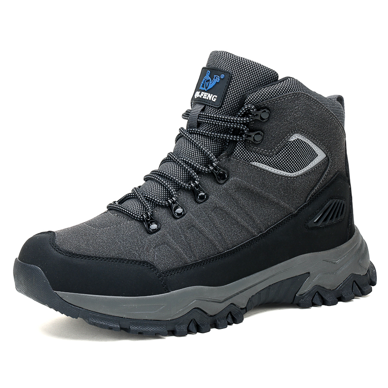 (🔥Limited-Time 70% OFF) Men's Warm Orthopedic Hiking Boots - Safe and Comfortable Warm Work Boots - Waterproof, Slip-Resistant, Lmpact-Resistant, Puncture-Resistant - Wide Toe Box, Arch support, Ankle Support