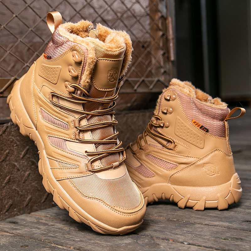 (⏰Limited Time Sale 70% OFF) Men's Protective Hiking Boots - Safe and Comfortable Work Boots - Waterproof, Slip-resistant, Impact-resistant, Puncture-resistant - Wide Toe, Arch Support, Ankle Support - Money-back Guarantee if Ineffective