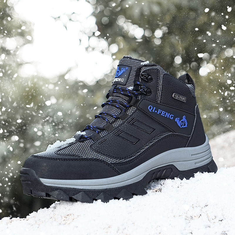 (⏰Limited Time Sale 70% OFF) Men's Orthopedic Hiking Boots - Safe and Comfortable Work Boots - Waterproof, Slip-resistant, Impact-resistant, and Puncture-resistant - Wide Toe, Arch Support, and Ankle Support - Money-back Guarantee if ineffective.