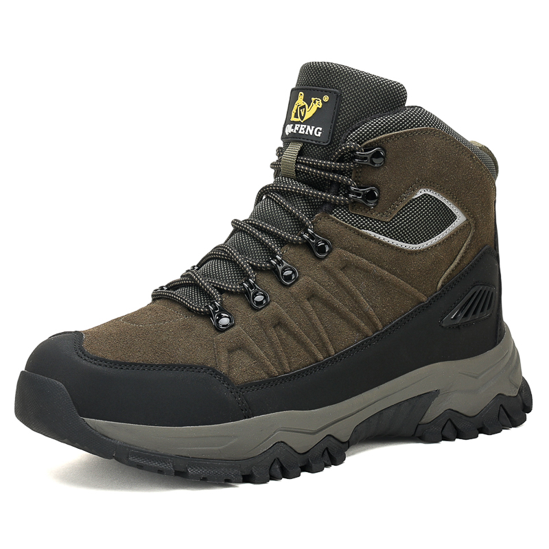 (🔥Limited-Time 70% OFF) Men's Warm Orthopedic Hiking Boots - Safe and Comfortable Warm Work Boots - Waterproof, Slip-Resistant, Lmpact-Resistant, Puncture-Resistant - Wide Toe Box, Arch support, Ankle Support