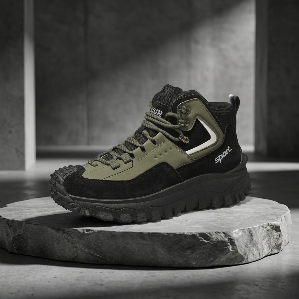 (🔥70% OFF — While Supplies Last⏰️)Men’s Heavy-Duty Waterproof Tactical Hiking Boots — Indestructible Anti-Smash & Puncture Proof, Wide Toe Box Orthopedic Comfort