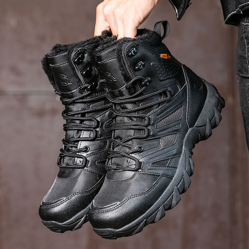 (⏰Limited Time Sale 70% OFF) Men's Protective Hiking Boots - Safe and Comfortable Work Boots - Waterproof, Slip-resistant, Impact-resistant, Puncture-resistant - Wide Toe, Arch Support, Ankle Support - Money-back Guarantee if Ineffective