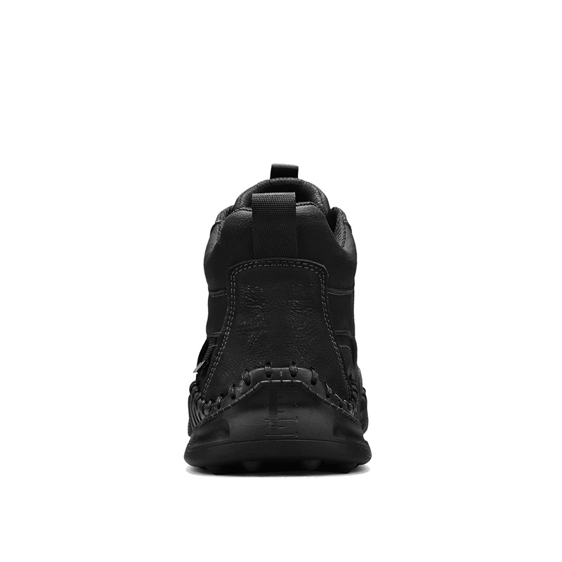 (⏰Limited-Time 70% Discount Promotion) Men's Versatile Casual Handmade Boots - Waterproof, Slip-Resistant, Puncture-Resistant, Fireproof, Arch Support, Wide Toe, Shock Absorption, Outdoor Genuine Leather Boots