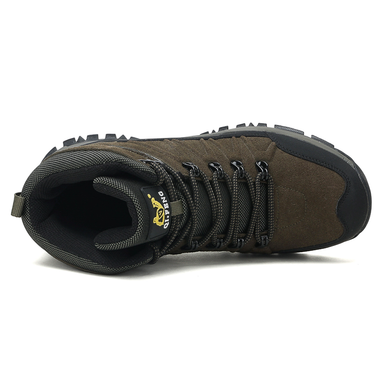 (🔥Limited-Time 70% OFF) Men's Warm Orthopedic Hiking Boots - Safe and Comfortable Warm Work Boots - Waterproof, Slip-Resistant, Lmpact-Resistant, Puncture-Resistant - Wide Toe Box, Arch support, Ankle Support