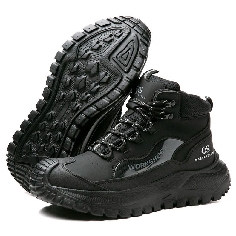 5-Guard Safety Work Boots for Men | Steel Toe | Spark & Puncture Resistant | OSHA Compliant