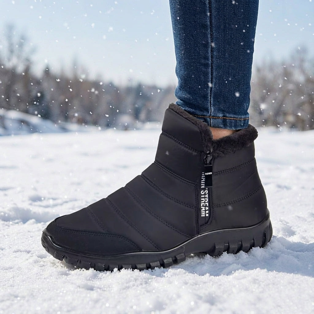 ⏰Limited Time Sale 70% OFF - Men’s Waterproof Winter Boots with Slip-Resistant Traction, Plush Thermal Lining & Easy-Zip Closure — Engineered for All-Day Comfort Throughout the Winter Season