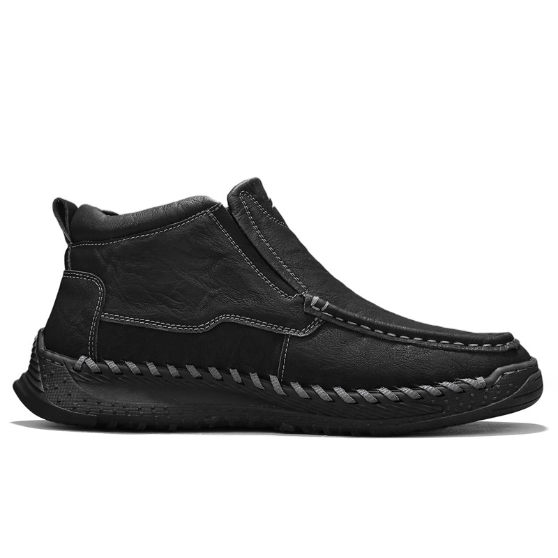 ⏰Limited Time Sale 70% OFF – Men’s Retro Leather Zip Boots 👞 Built for Comfort, Wide Toe, Arch Support, Pressure Relief, Waterproof for Every Season