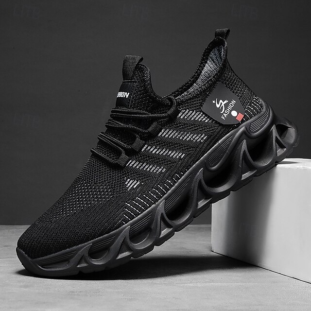 Men's Performance Sneakers, Lightweight Breathable Mesh in Electric Blue, Sporty Outdoor Shoes