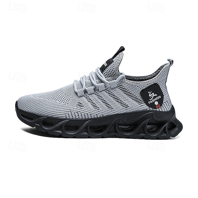 Men's Performance Sneakers, Lightweight Breathable Mesh in Electric Blue, Sporty Outdoor Shoes