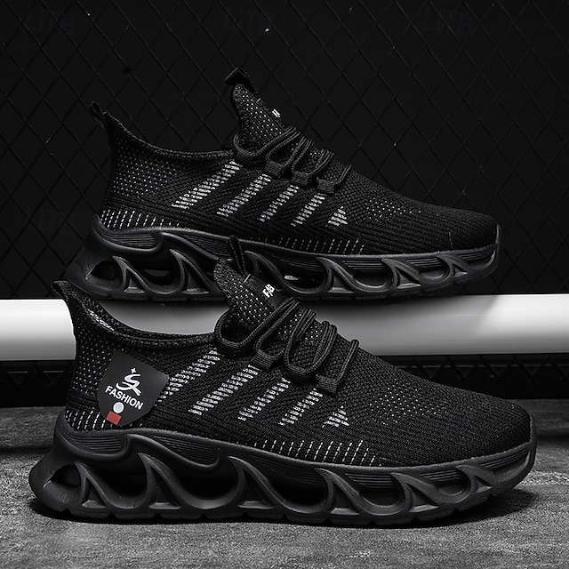 Men's Performance Sneakers, Lightweight Breathable Mesh in Electric Blue, Sporty Outdoor Shoes