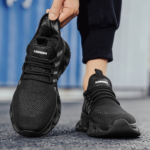 Men's Performance Sneakers, Lightweight Breathable Mesh in Electric Blue, Sporty Outdoor Shoes