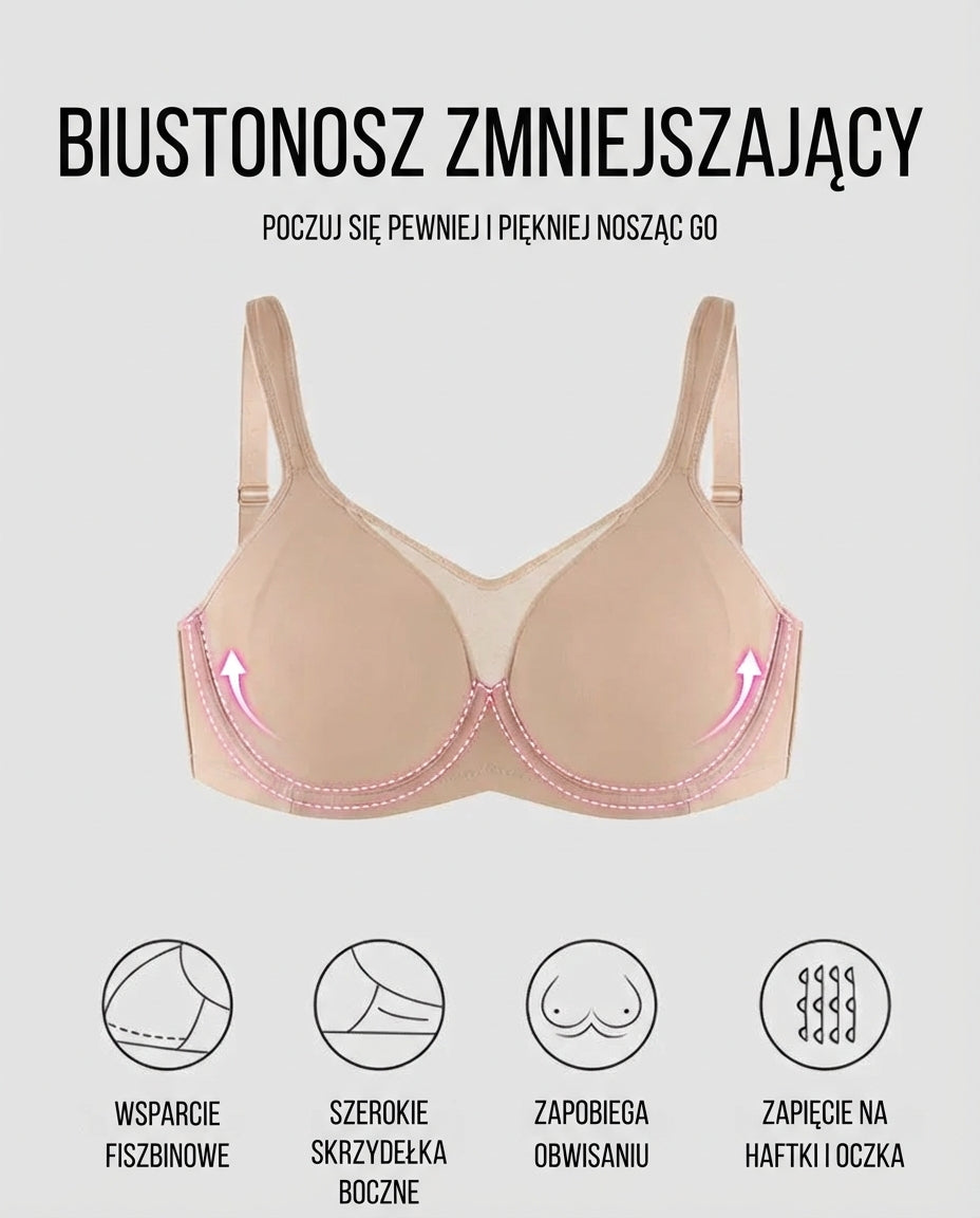 Triumph® 4-częściowy ☁️ Cloud-Comfort – biustonosz minimalizujący komfortowy ✨ Wiosna 2026