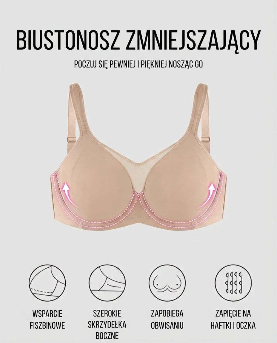 Triumph® 4-częściowy ☁️ Cloud-Comfort – biustonosz minimalizujący komfortowy ✨ Wiosna 2026