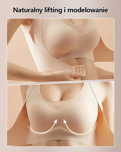 Triumph® 4-częściowy 🩷 Wiosna 2026 – biustonosz bez fiszbin z zapięciem z przodu i krzyżowym tyłem ✨