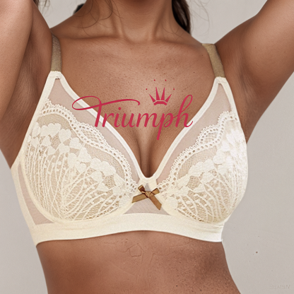 Triumph – 4 sztuki 🌻 Biustonosz push-up, koronkowy, seksowny biustonosz