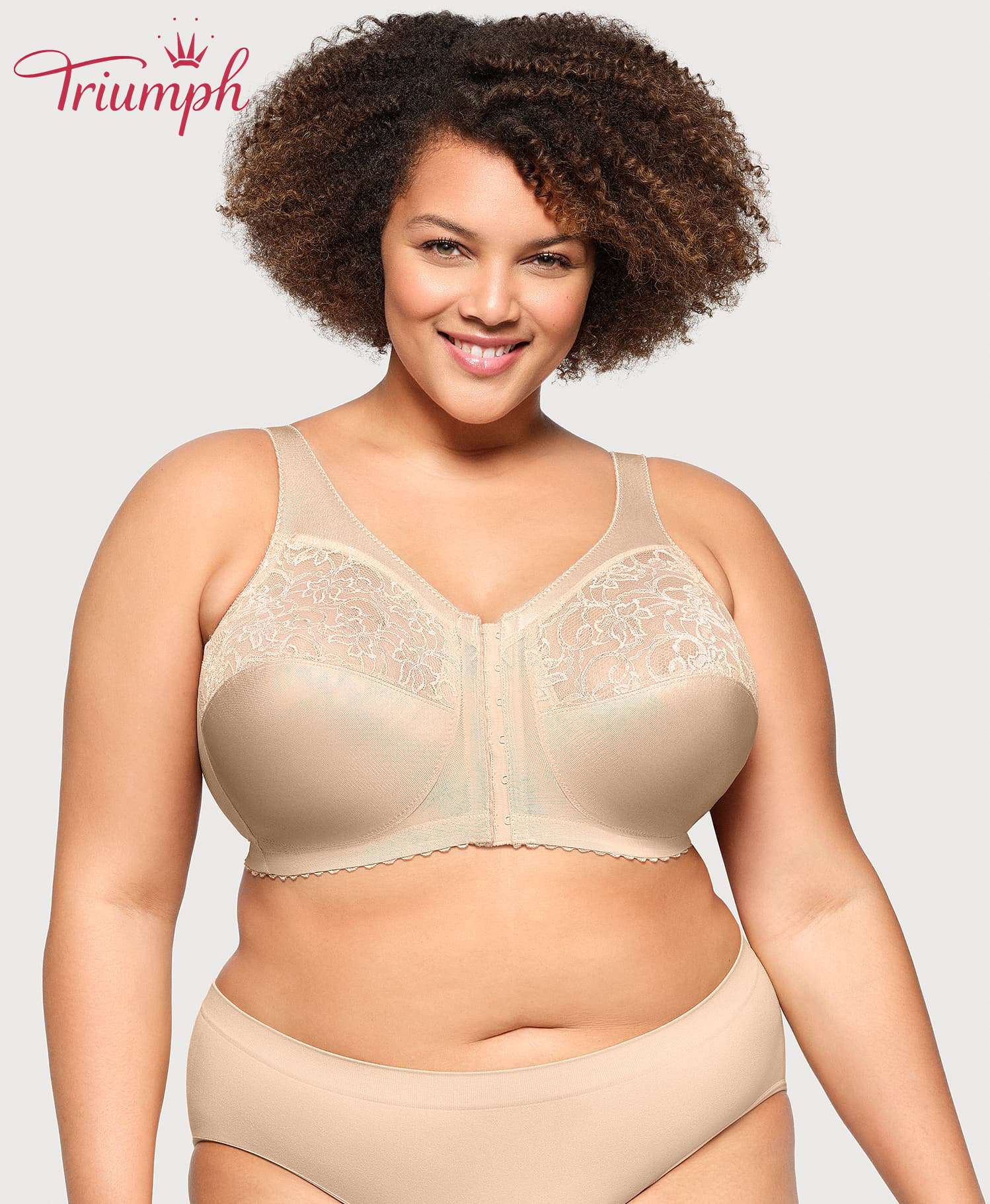 ❣Triumph - (4 sztuki) 💖 Najlepiej sprzedający się artykuł w lipcu——biustonosz koronkowy z zapięciem z przodu