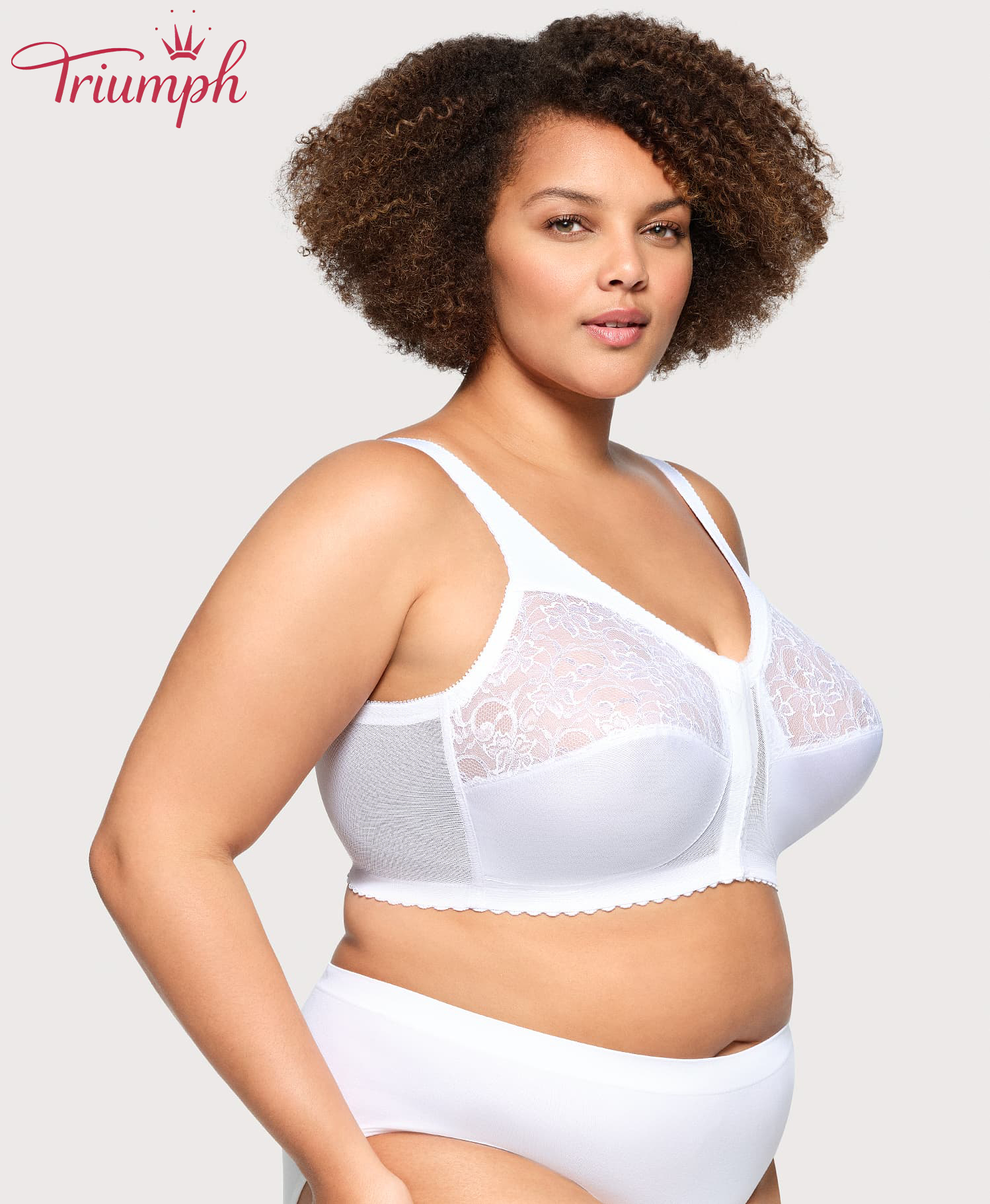 ❣Triumph - (4 sztuki) 💖 Najlepiej sprzedający się artykuł w lipcu——biustonosz koronkowy z zapięciem z przodu