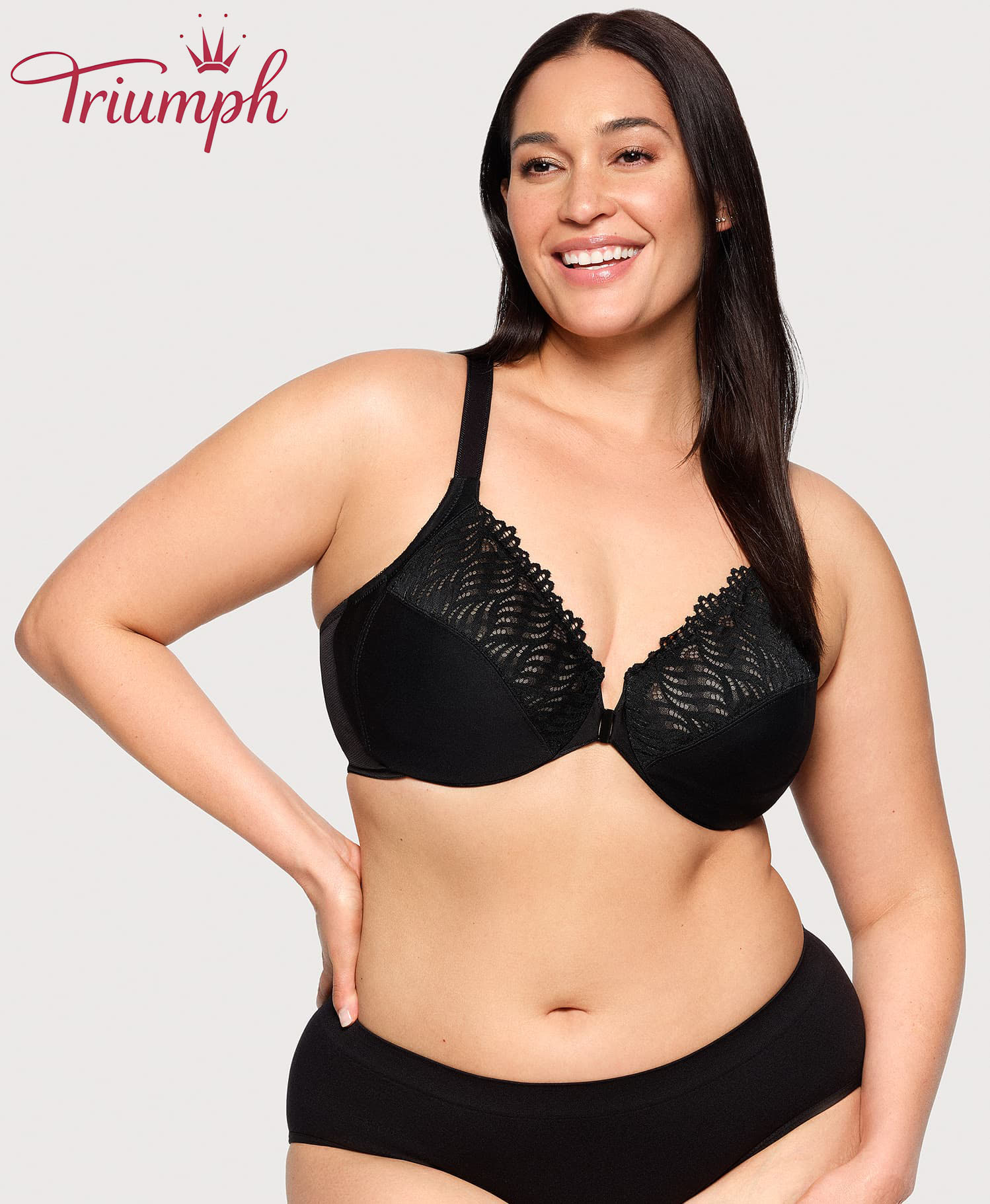 Triumph - (4 szt )🥇Biustonosz typu T-Top z rozcięciem z przodu