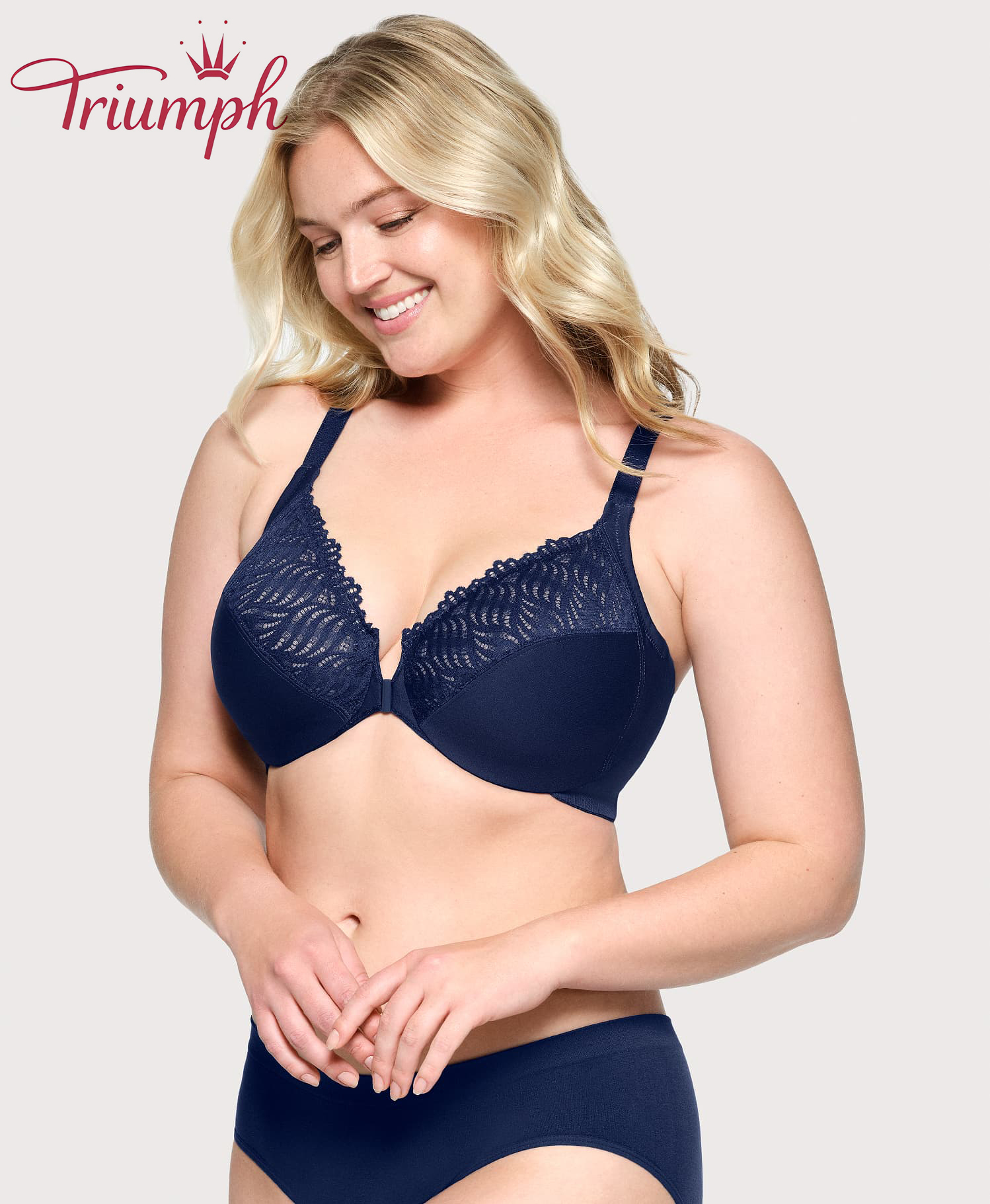 Triumph - (4 szt )🥇Biustonosz typu T-Top z rozcięciem z przodu