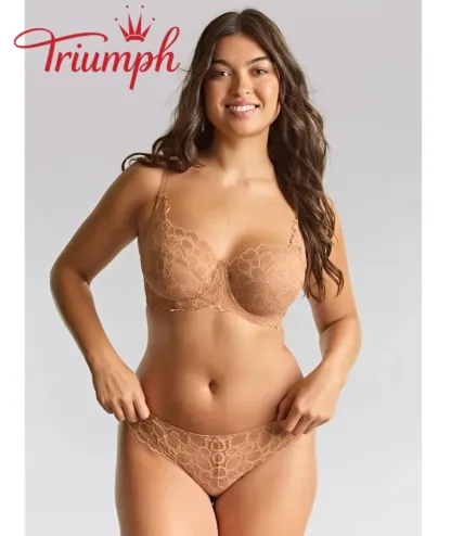 Triumph® 4-Pak 🌸Seksowny koronkowy biustonosz w kształcie płatków, oddychający i wygodny