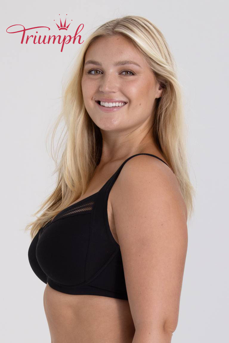 Triumph – 4 sztuki 🎇 Opływowy biustonosz koronkowy – wygodny, przewiewny i ekskluzywny
