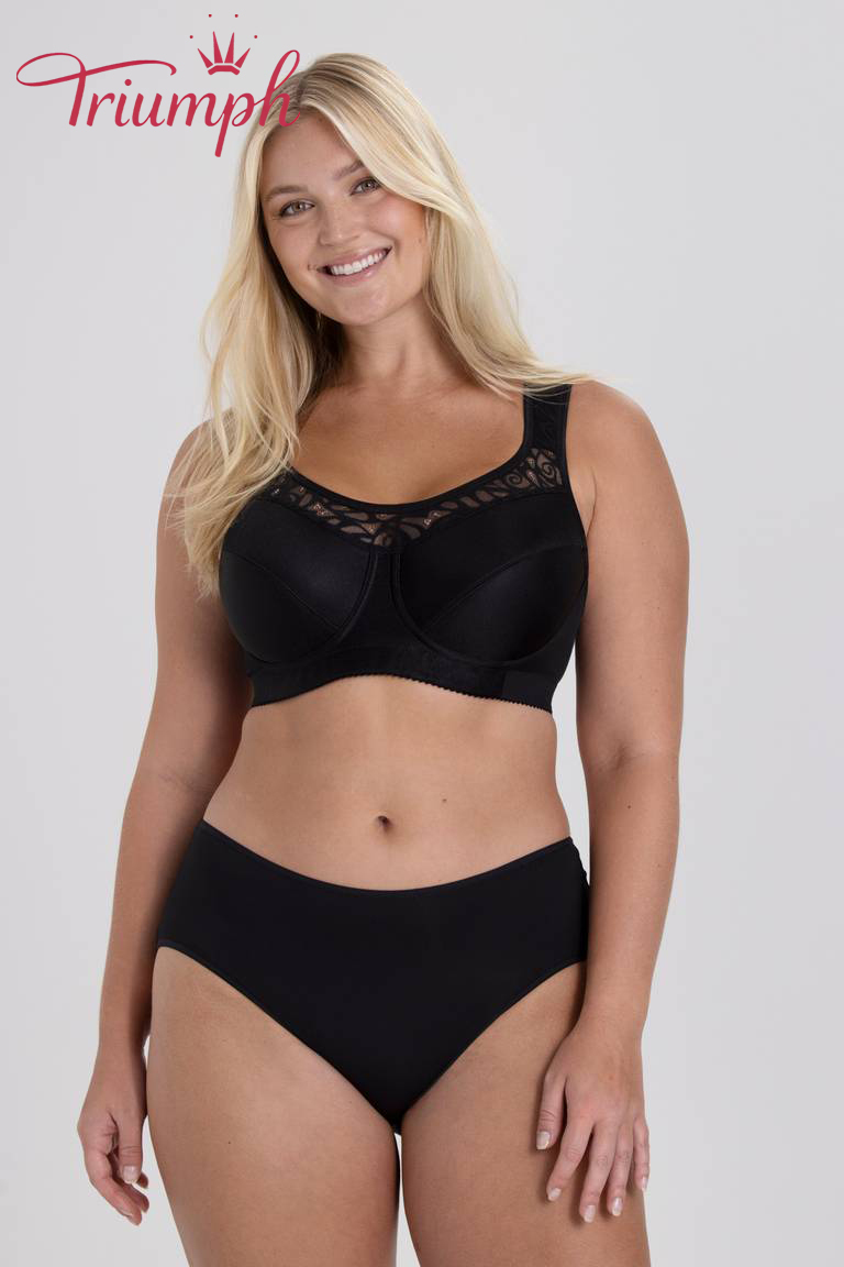 Triumph - 4 sztuki 🌹Biustonosz typu simplex wykonany z bawełny