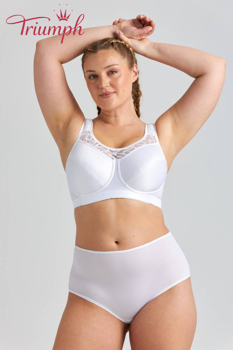 Triumph - 4 sztuki 🌹Biustonosz typu simplex wykonany z bawełny