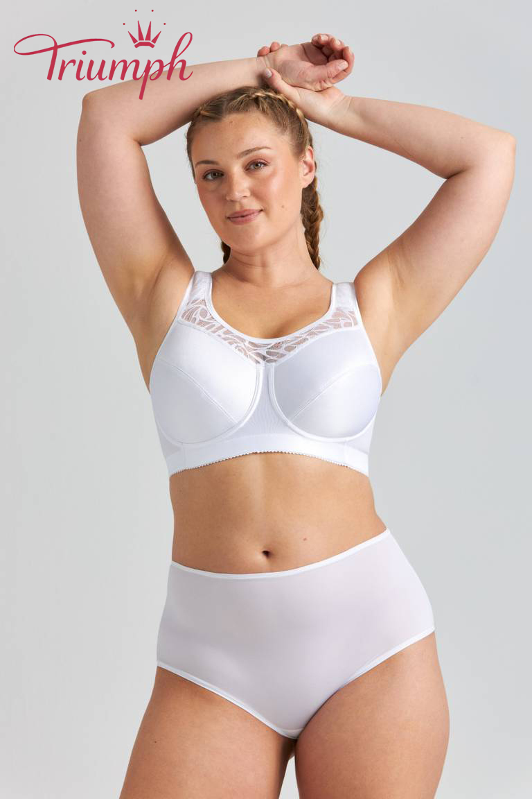 Triumph - 4 sztuki 🌹Biustonosz typu simplex wykonany z bawełny