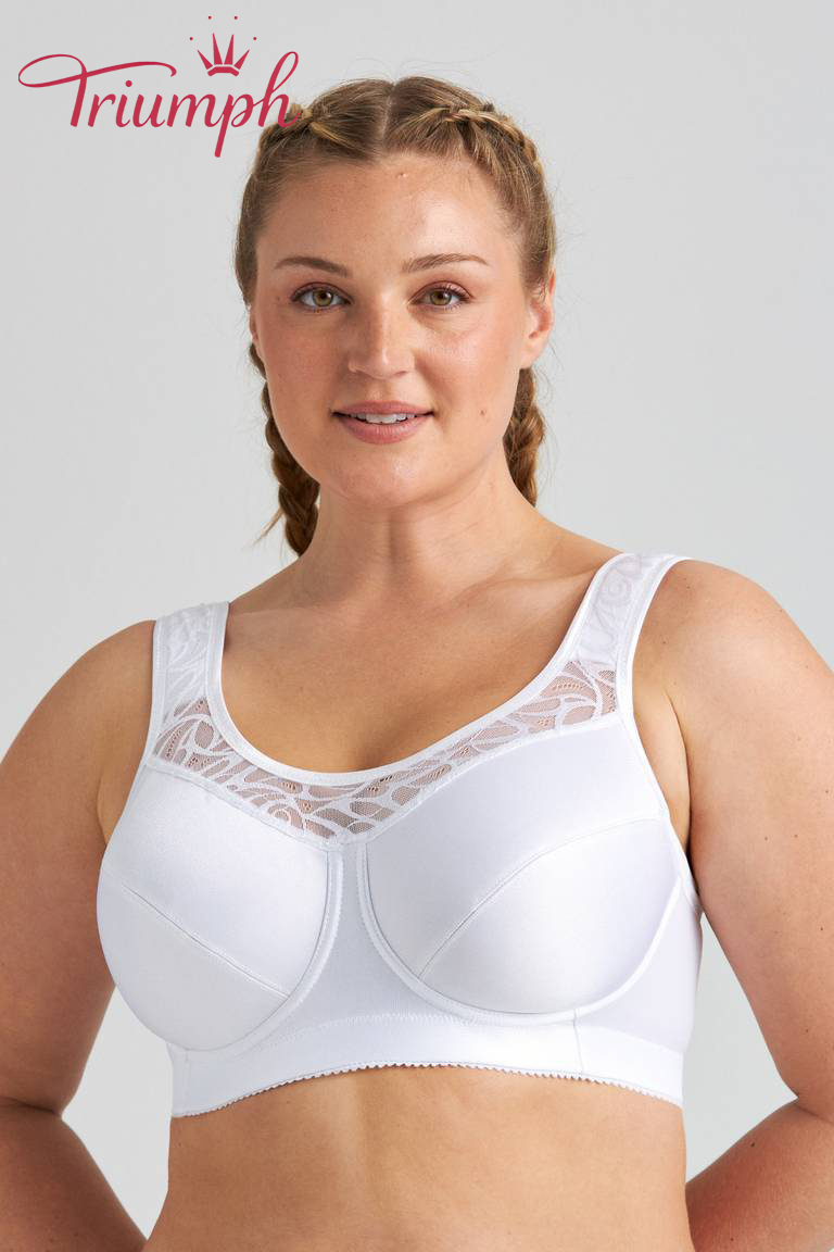 Triumph - 4 sztuki 🌹Biustonosz typu simplex wykonany z bawełny