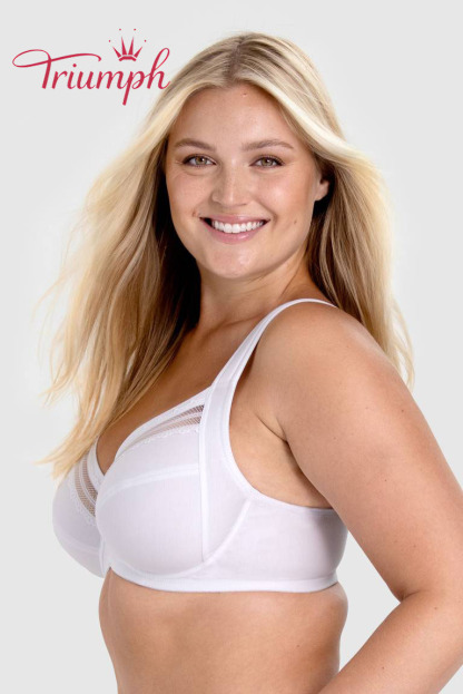 Triumph – 4 sztuki 🎇 Opływowy biustonosz koronkowy – wygodny, przewiewny i ekskluzywny