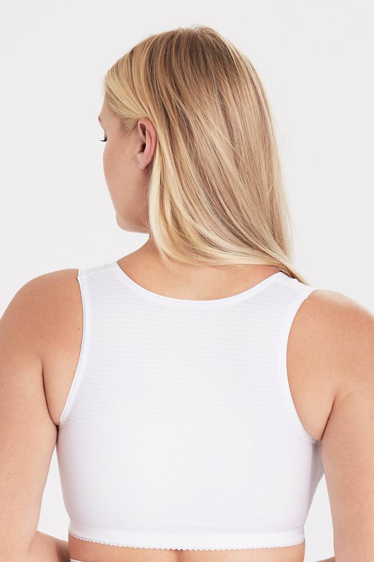 Triumph – 4 sztuki💖Biustonosz z przednim zapięciem i falistą fakturą – poprawa krążenia, szerokie ramiączka, model powiększony