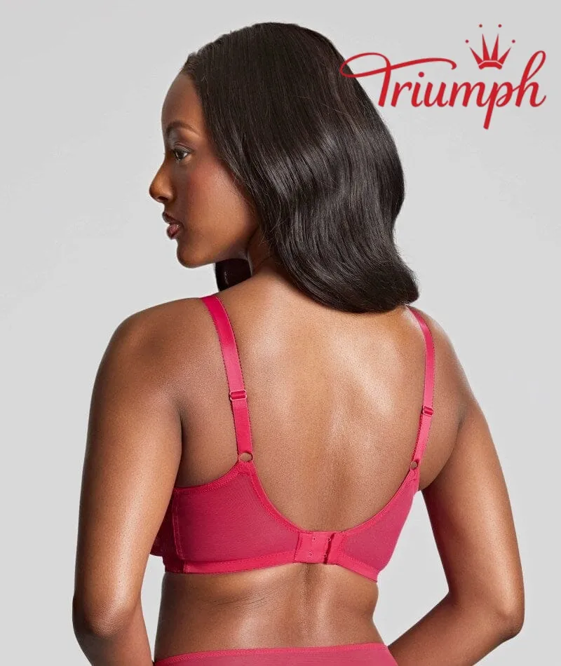 Triumph® 4-Pak 🌸Seksowny koronkowy biustonosz w kształcie płatków, oddychający i wygodny