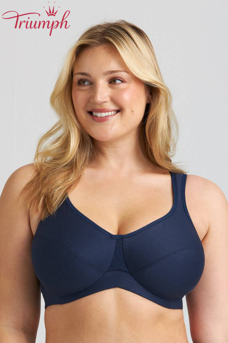Triumph – 4 sztuki ✨Biustonosz bawełniany na fiszbinach