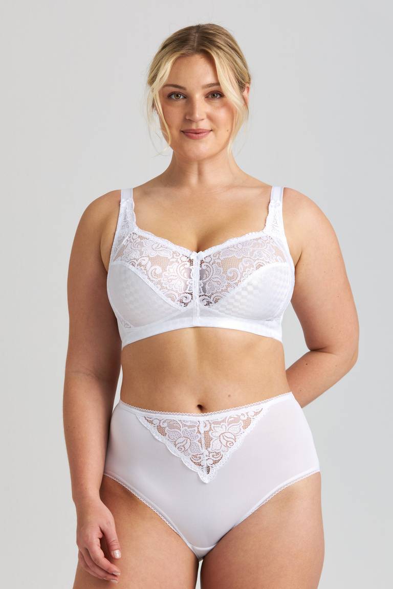 Triumph - 4 sztuki 🌹Biustonosz który pokochasz – połyskujący  bez fiszbin  super wygodny