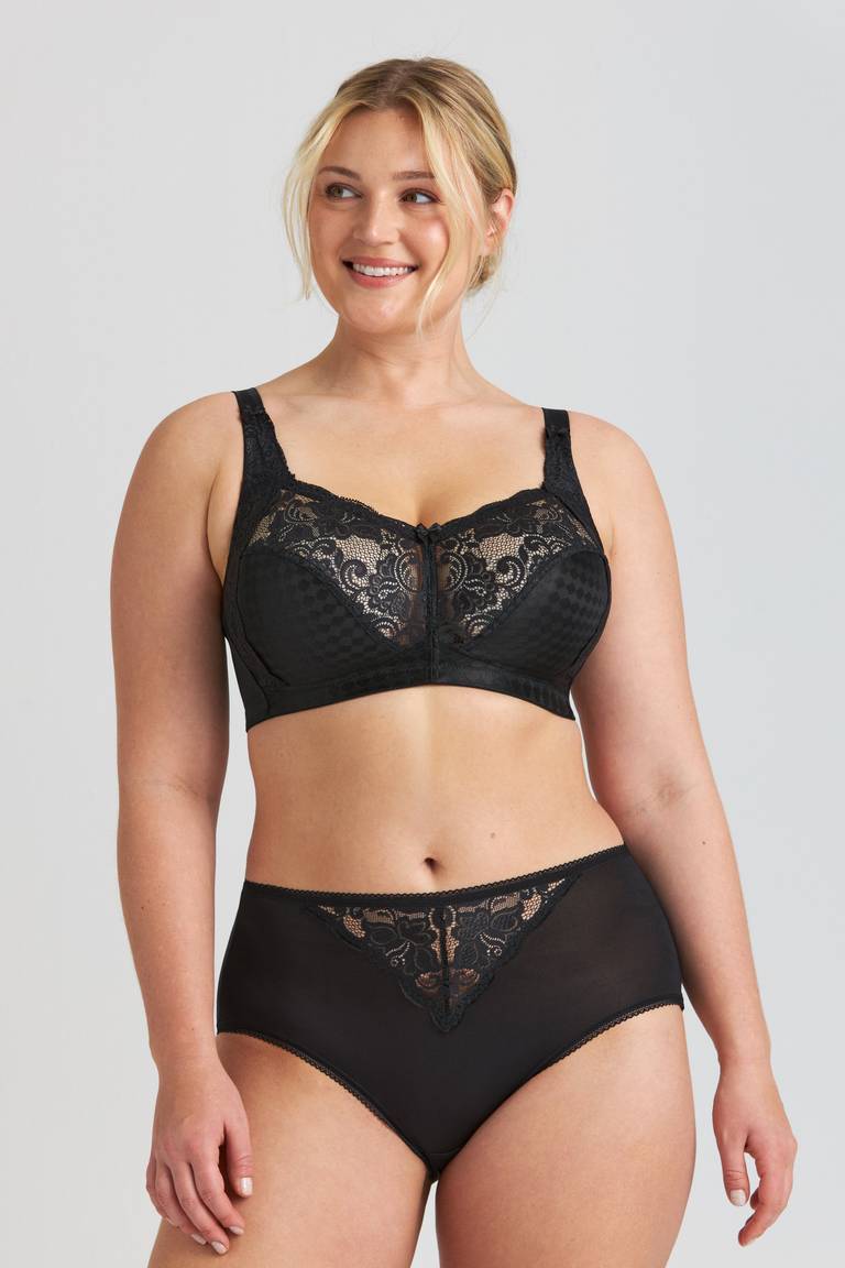 Triumph - 4 sztuki 🌹Biustonosz który pokochasz – połyskujący  bez fiszbin  super wygodny