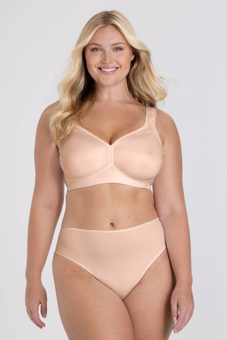 Triumph – 4 sztuki🌹Bezszwowy koronkowy biustonosz Plus Size – szerokie ramiączka dla większego komfortu