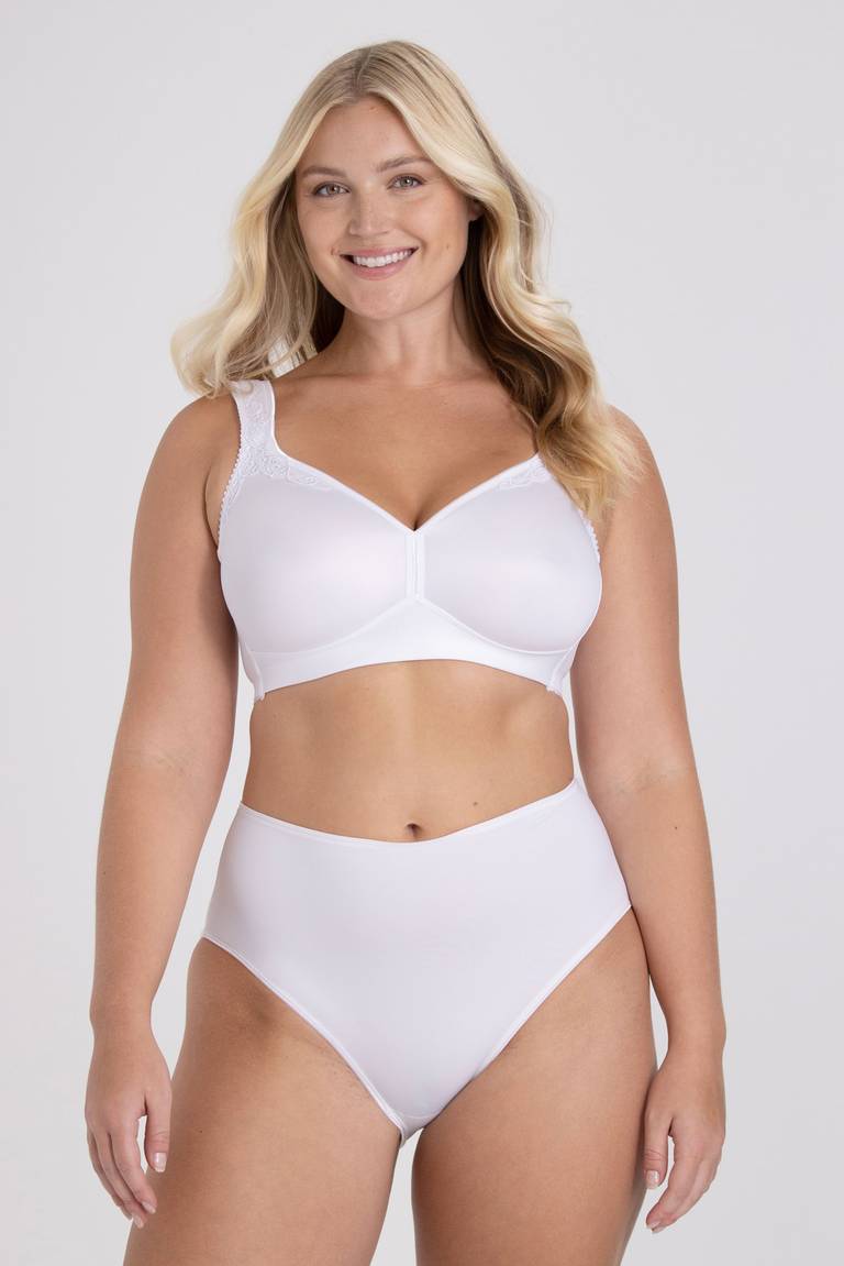 Triumph – 4 sztuki🌹Bezszwowy koronkowy biustonosz Plus Size – szerokie ramiączka dla większego komfortu