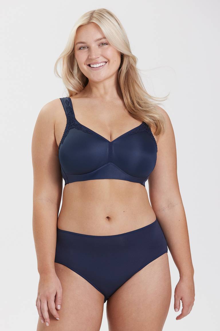 Triumph – 4 sztuki🌹Bezszwowy koronkowy biustonosz Plus Size – szerokie ramiączka dla większego komfortu