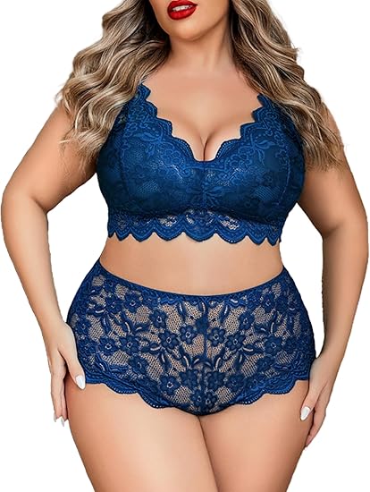 Triumph – 4 sztuki 👙 Biustonosz z koronką i seksownym paskiem dla kobiet w dużych rozmiarach