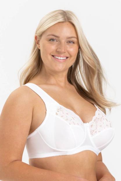 Triumph-4 sztuki ✨Biustonosz z oddychającego materiału Wygodny bez fiszbin w dużych rozmiarach Kup 1 dostaniesz 3 gratis