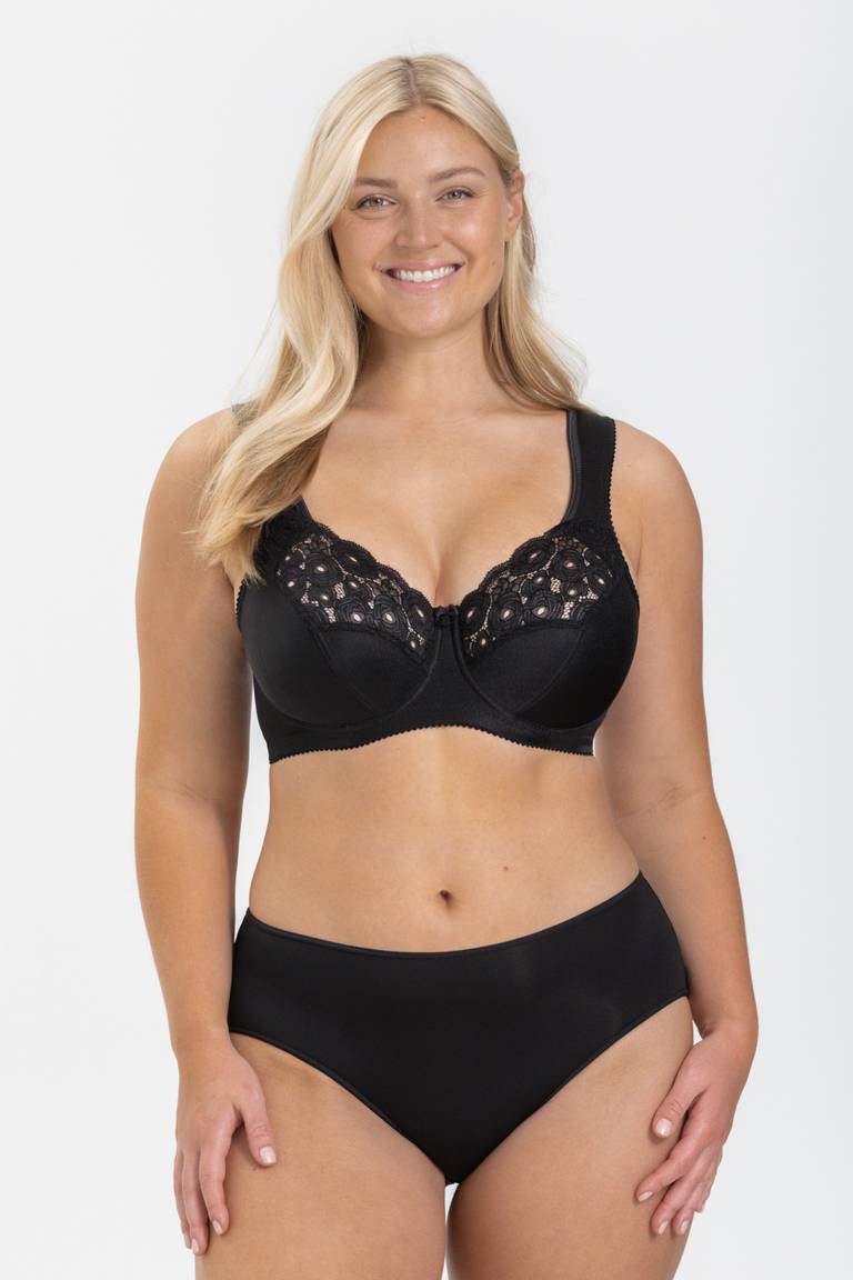 Triumph-4 sztuki ✨Biustonosz z oddychającego materiału Wygodny bez fiszbin w dużych rozmiarach Kup 1 dostaniesz 3 gratis